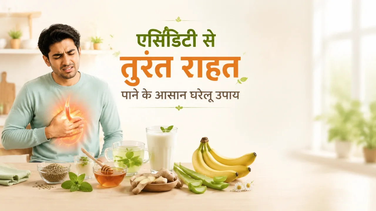 Acidity Treatment at Home in Hindi