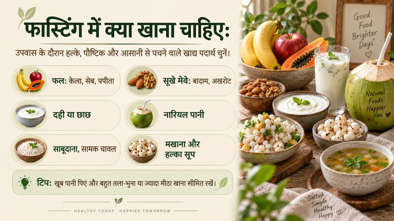 फास्टिंग में क्या खाना चाहिए
