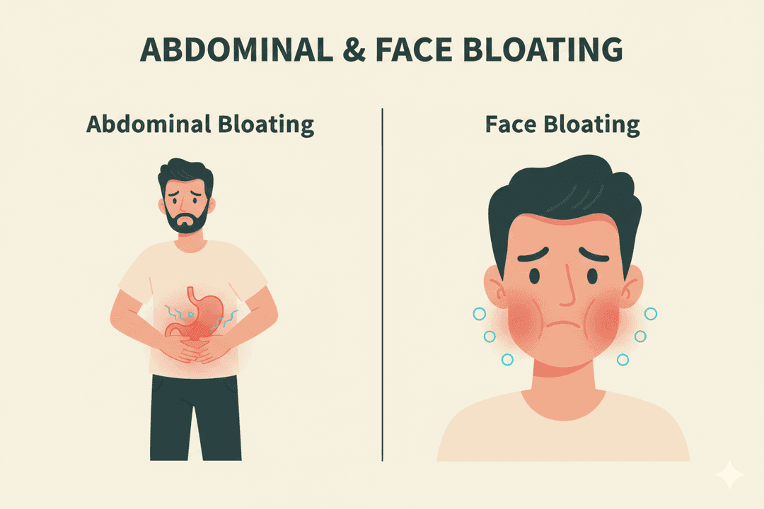 Abdominal and Face Bloating