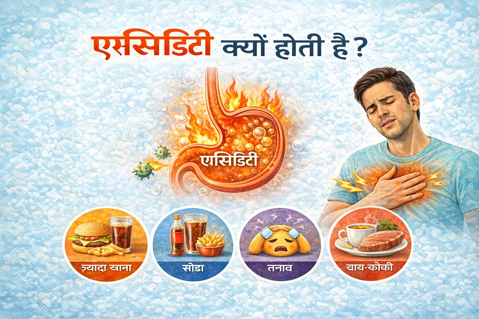 Acidity Kyu Hoti Hai: Pet Mein Jalan Ka Asli Karan Jaanein