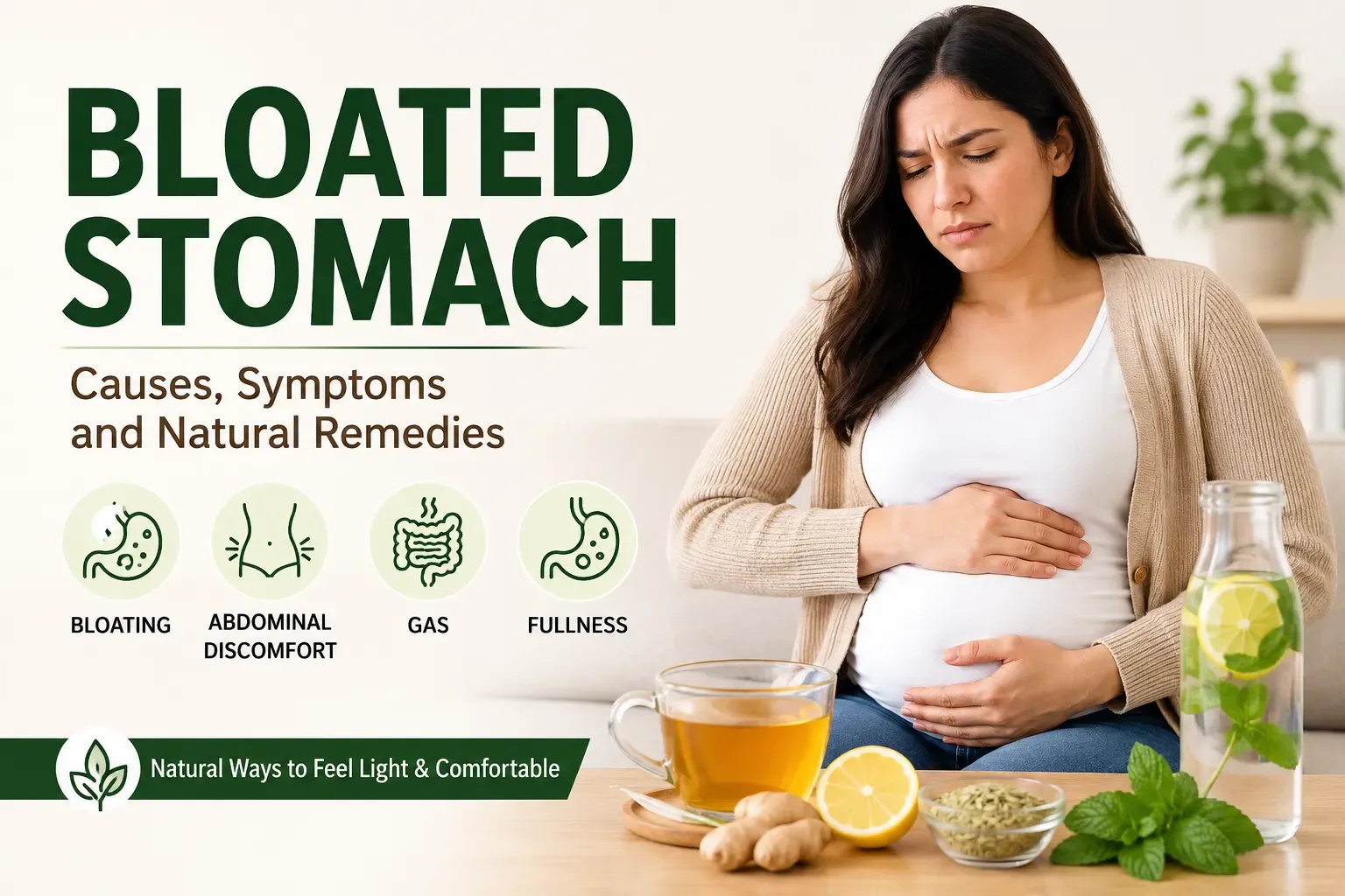 bloated stomach