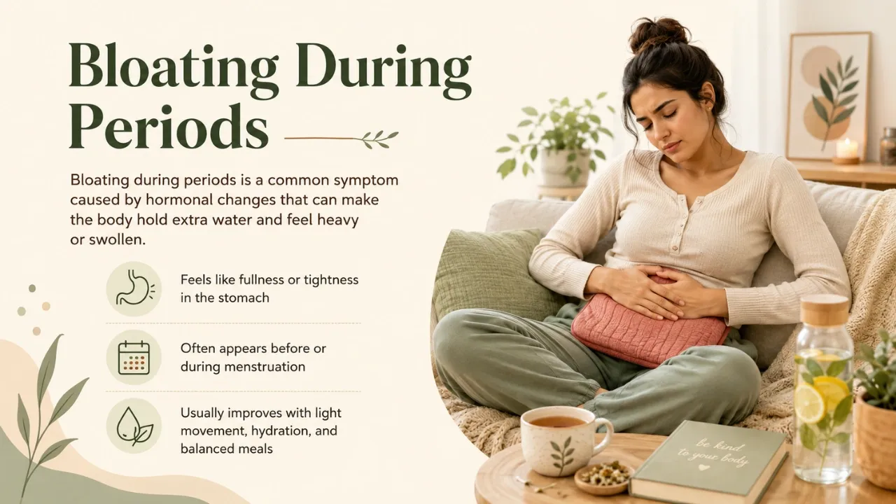 bloating during periods