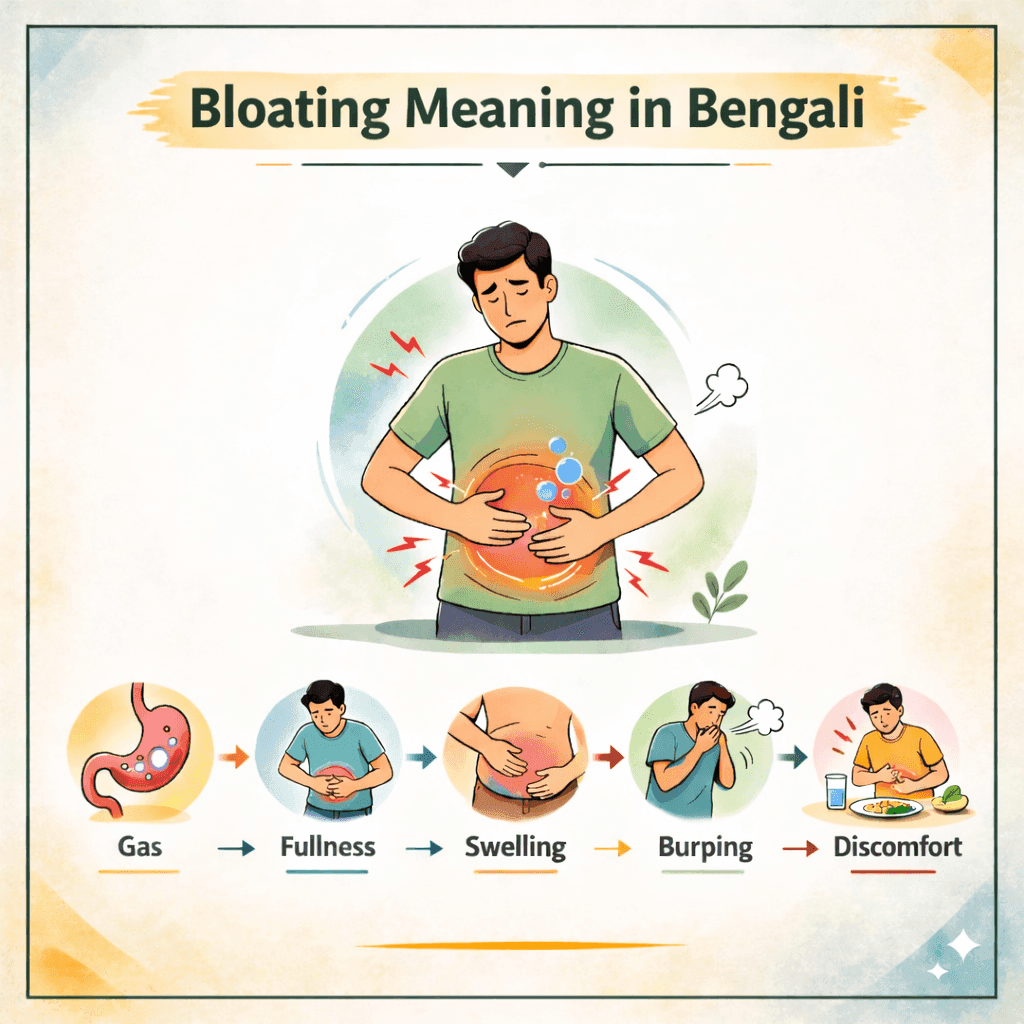 Bloating Meaning in Bengali