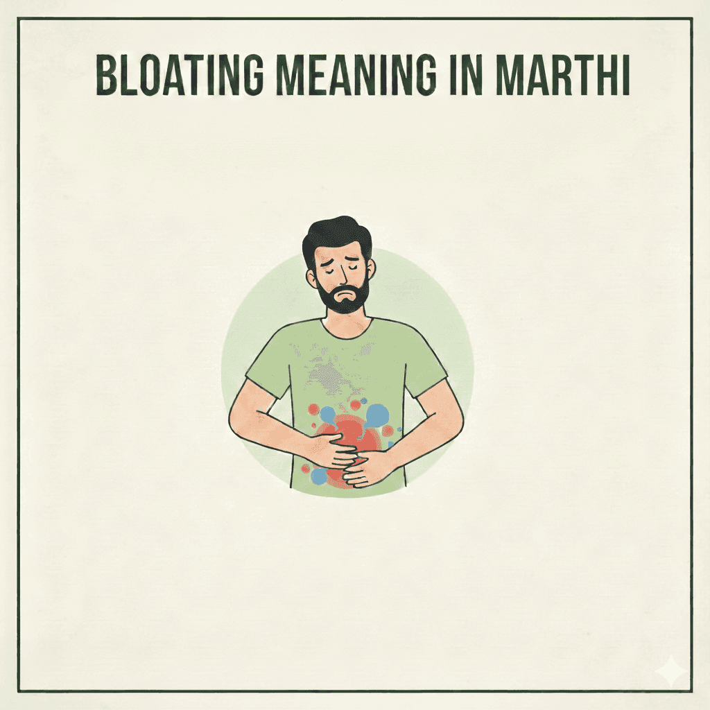 Bloating Meaning in Marathi