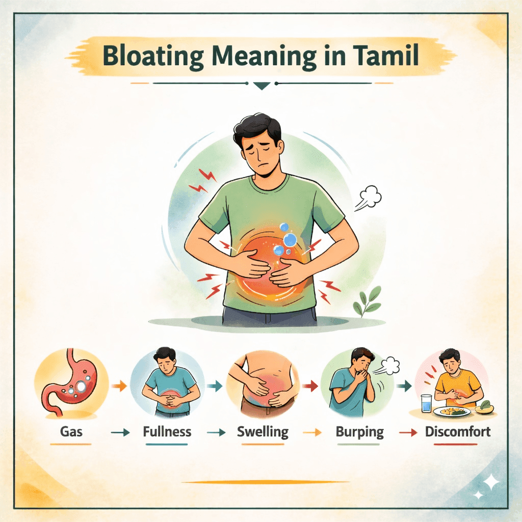 Bloating Meaning in Tamil