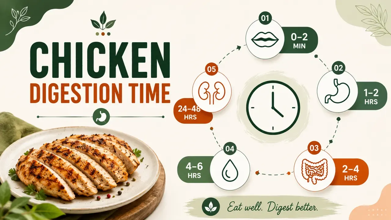 How Long Does Chicken Take to Digest? Time Estimates by Preparation