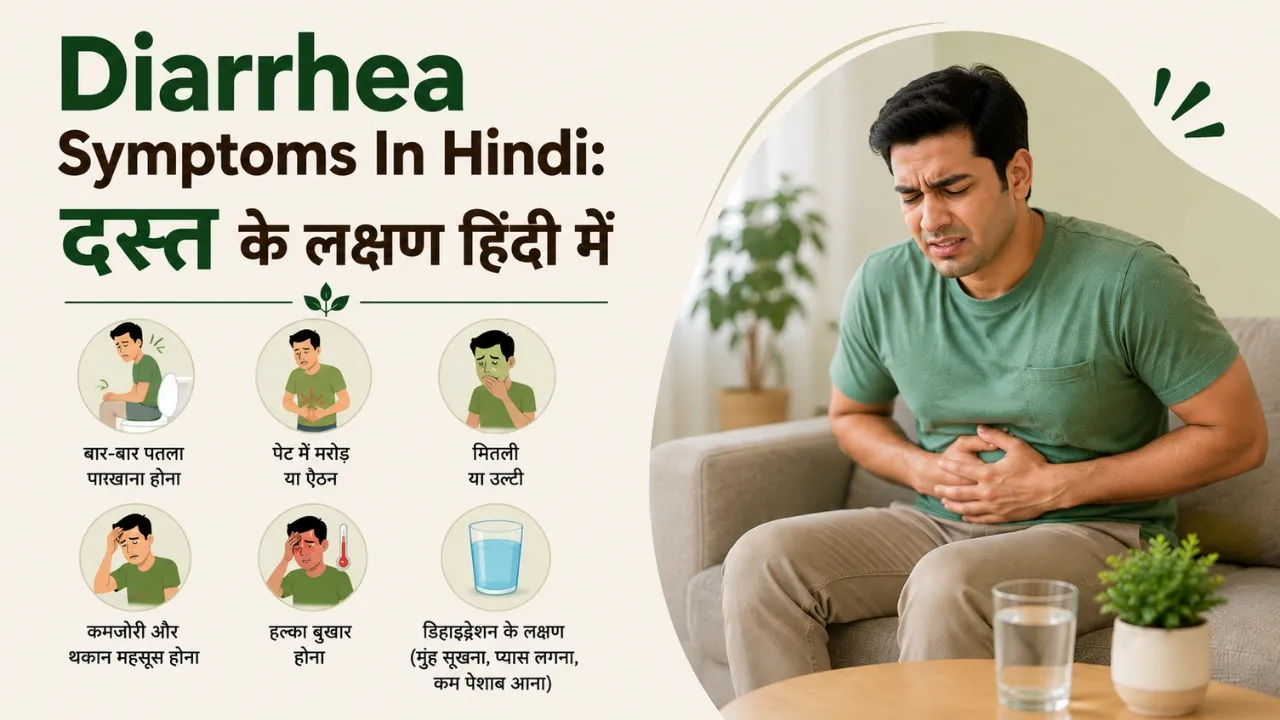 diarrhea symptoms in hindi