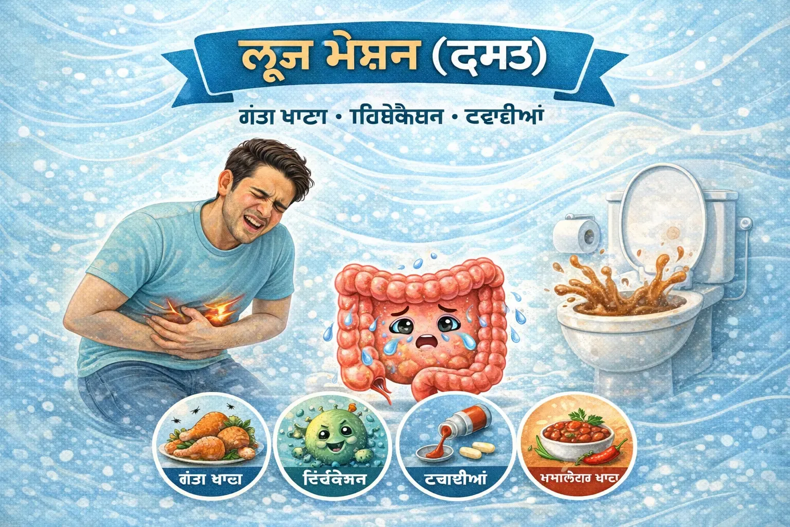 Diarrhea Meaning in Punjabi