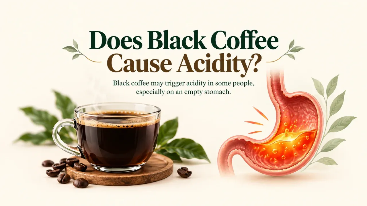 Does Black Coffee Cause Acidity? The Complete Science-Backed Guide