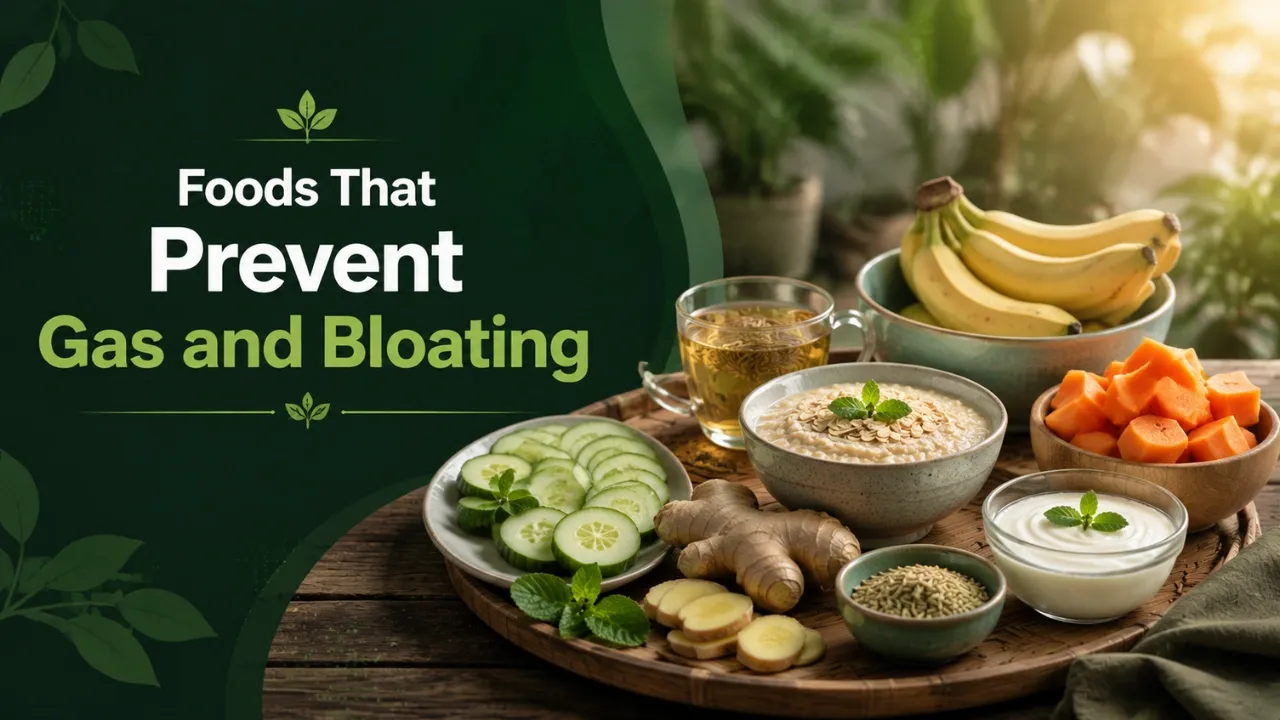 Foods that Prevents Gas and Bloating