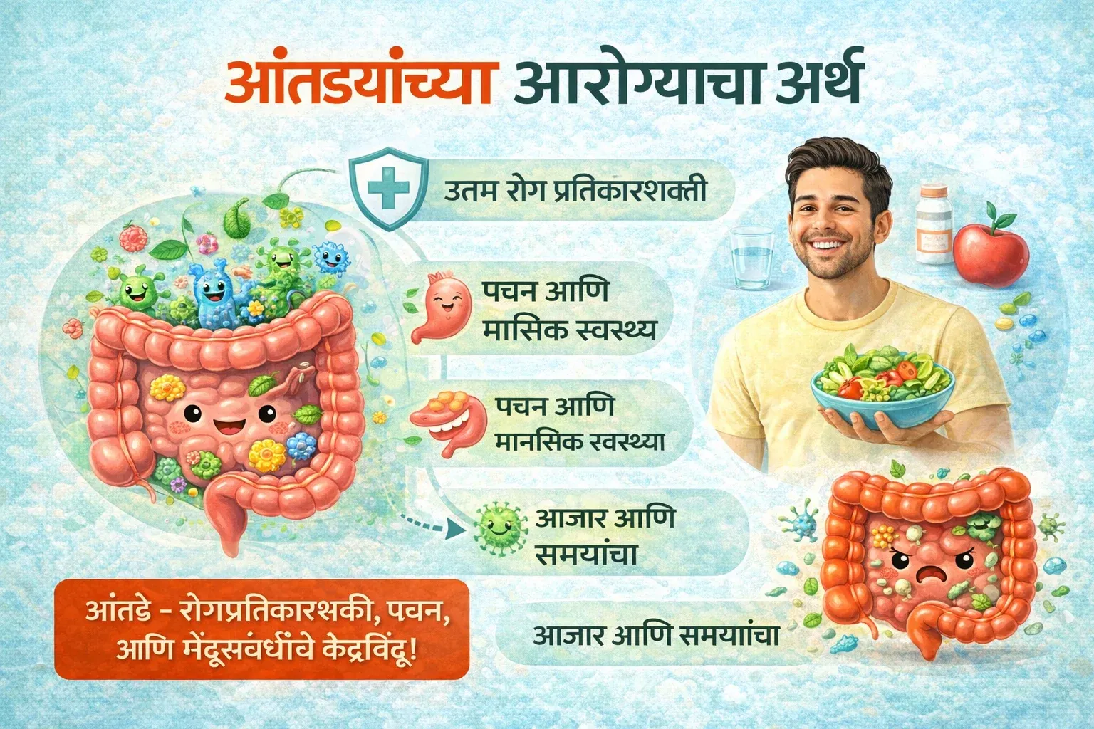 Gut Health Meaning in Marathi: आतड्यांचे आरोग्य म्हणजे काय?