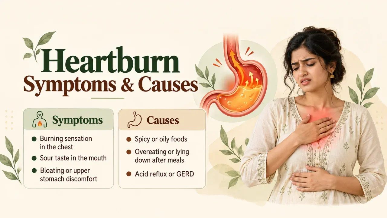 Heartburn Symptoms & Causes