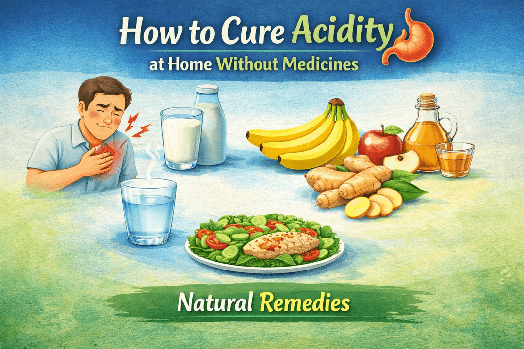 how to cure acidity at home