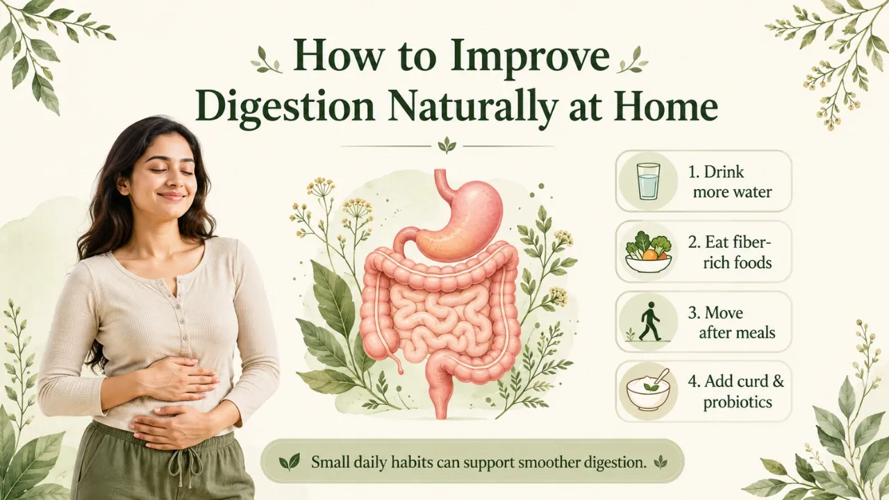 How to Improve Digestion Naturally at Home: Easy Daily Tips