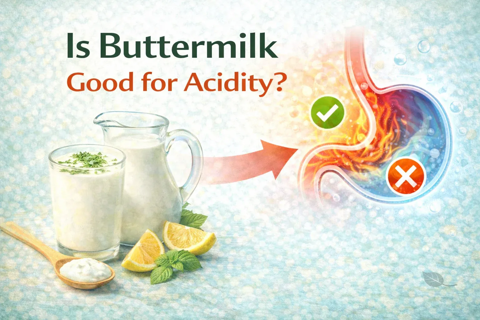 Is Buttermilk Good for Acidity