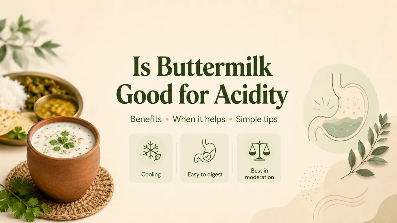 Is Buttermilk Good for Acidity