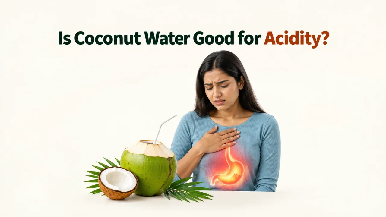 Is coconut water good for acidity