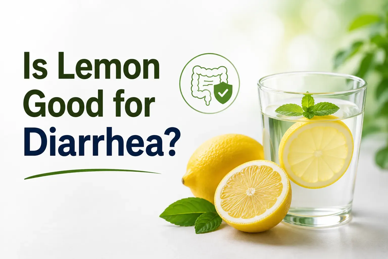 is lemon good for diarrhea