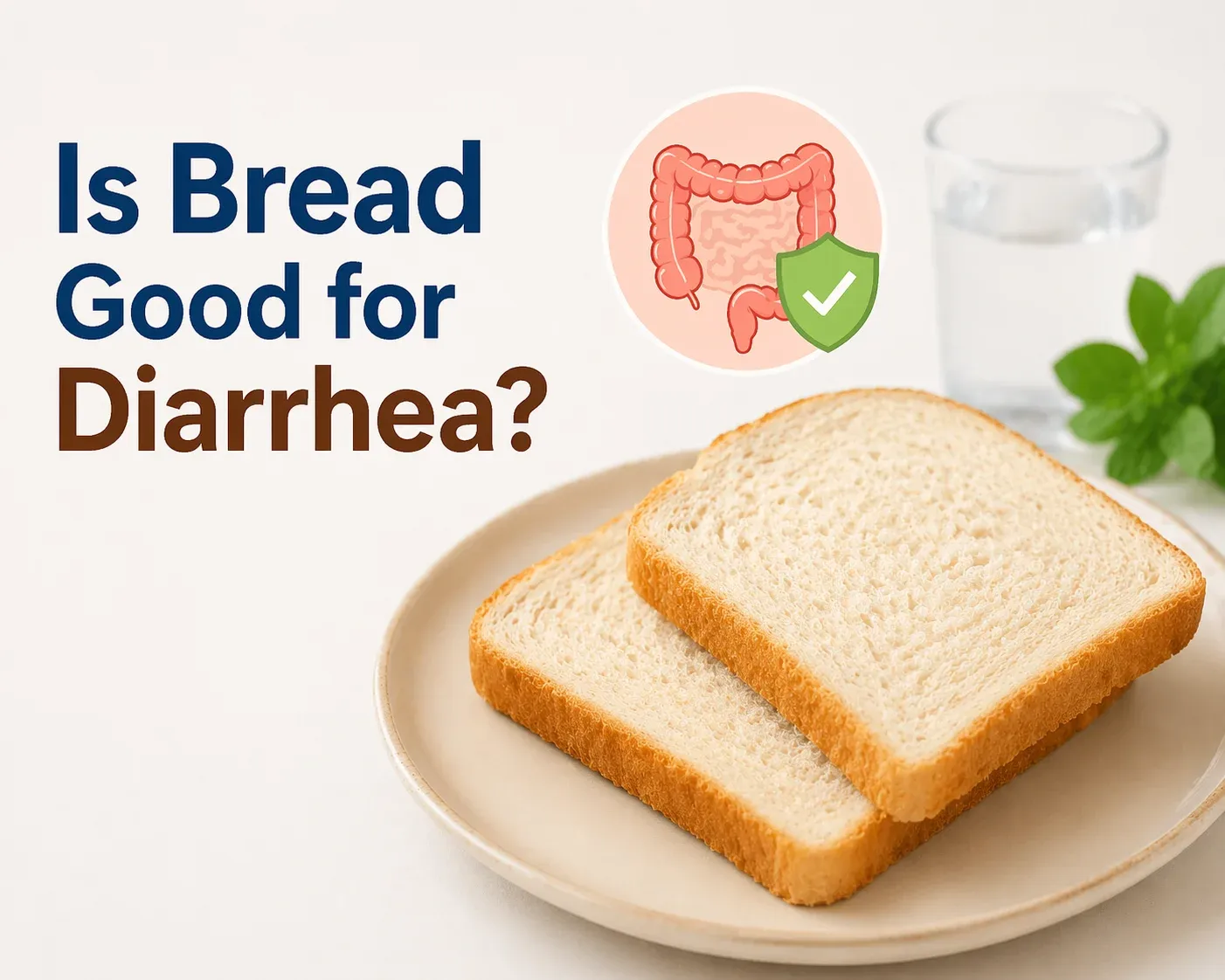 Is Bread Good for Diarrhea? What You Should Actually Eat