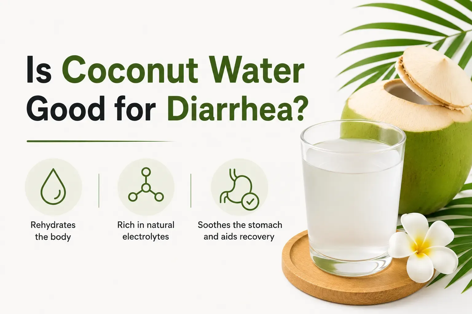 Is Coconut Water Good for Diarrhea?