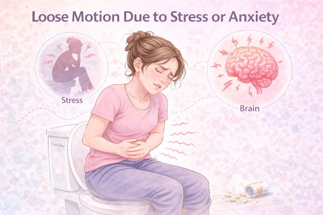 loose motion due to stress & anxiety