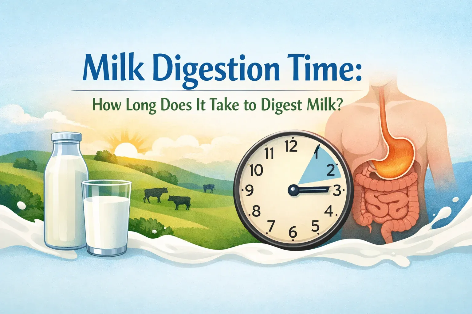 milk digestion time