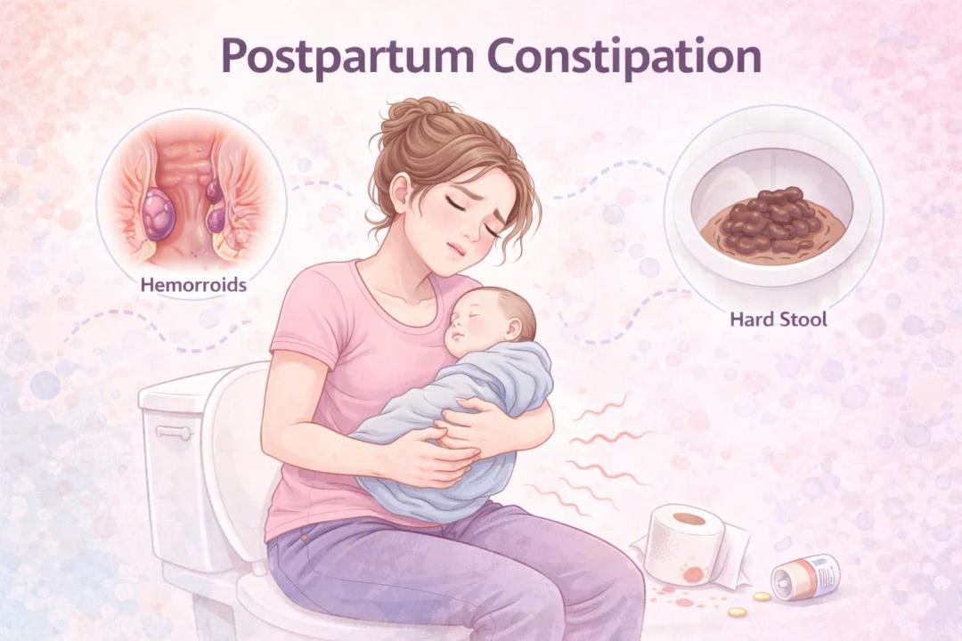 Postpartum constipation