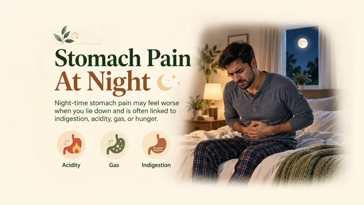 Stomach Pain at Night: Causes, Relief & Warning Signs