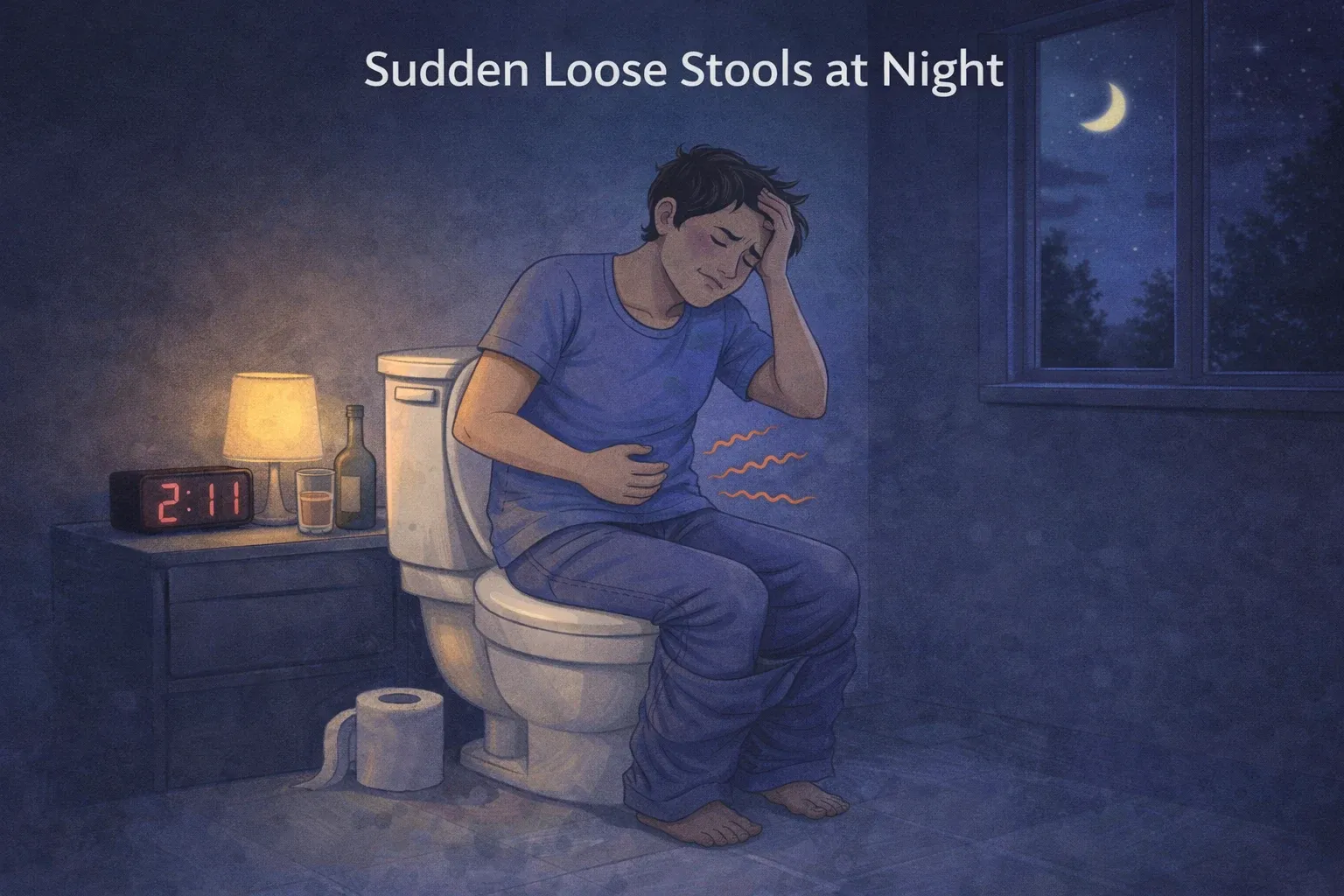sudden loose stools after eating