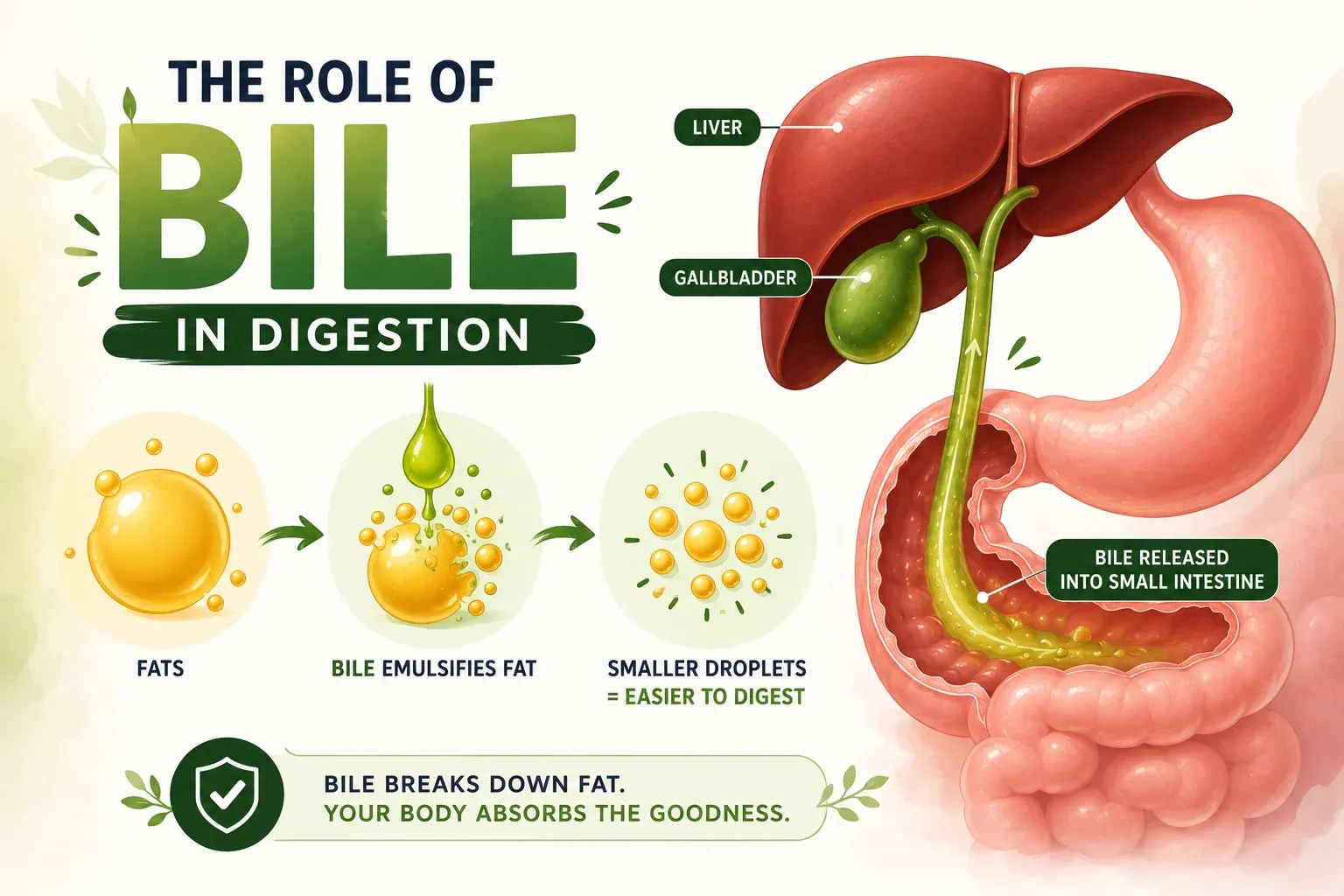 role of bile in digestion
