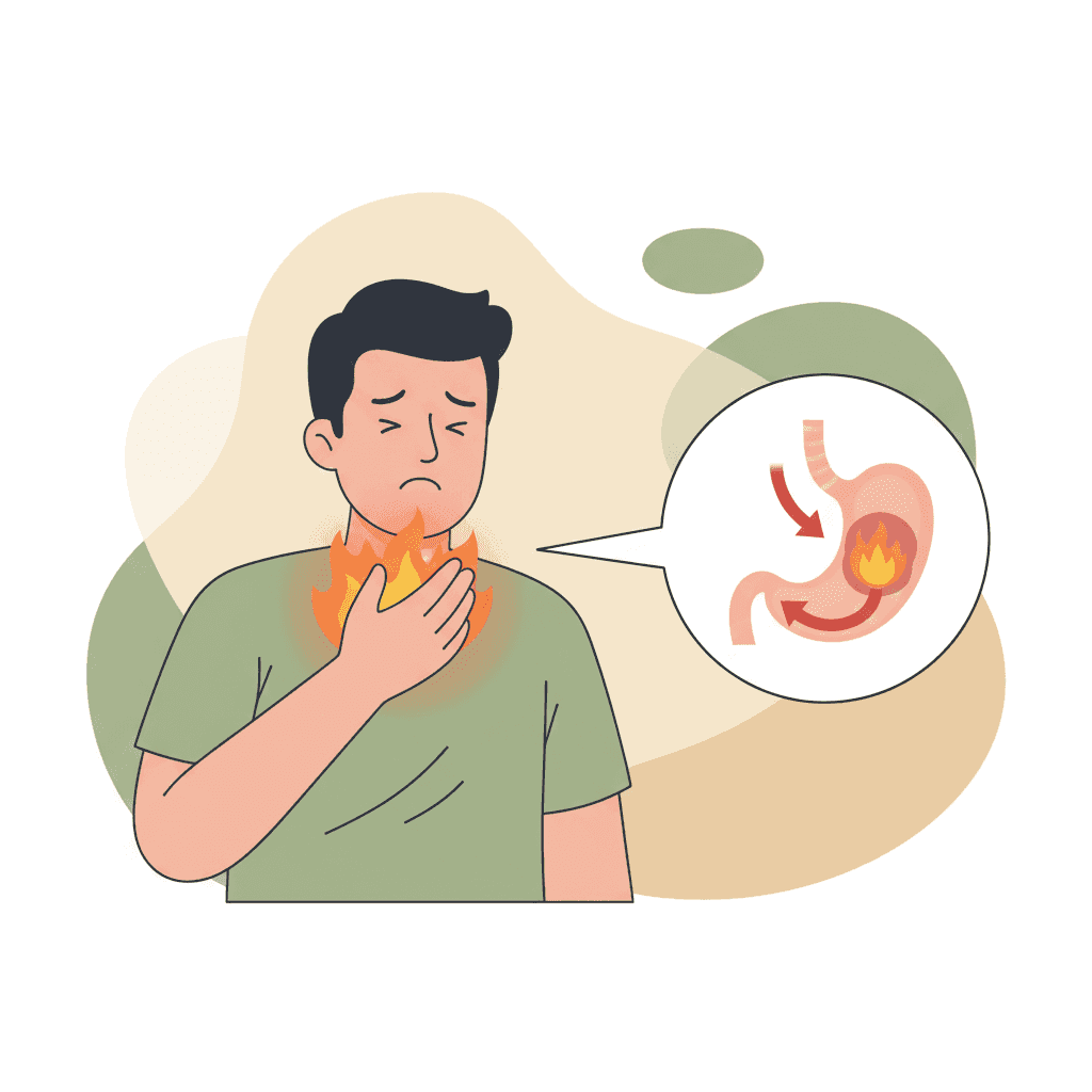 Throat Burning Acidity