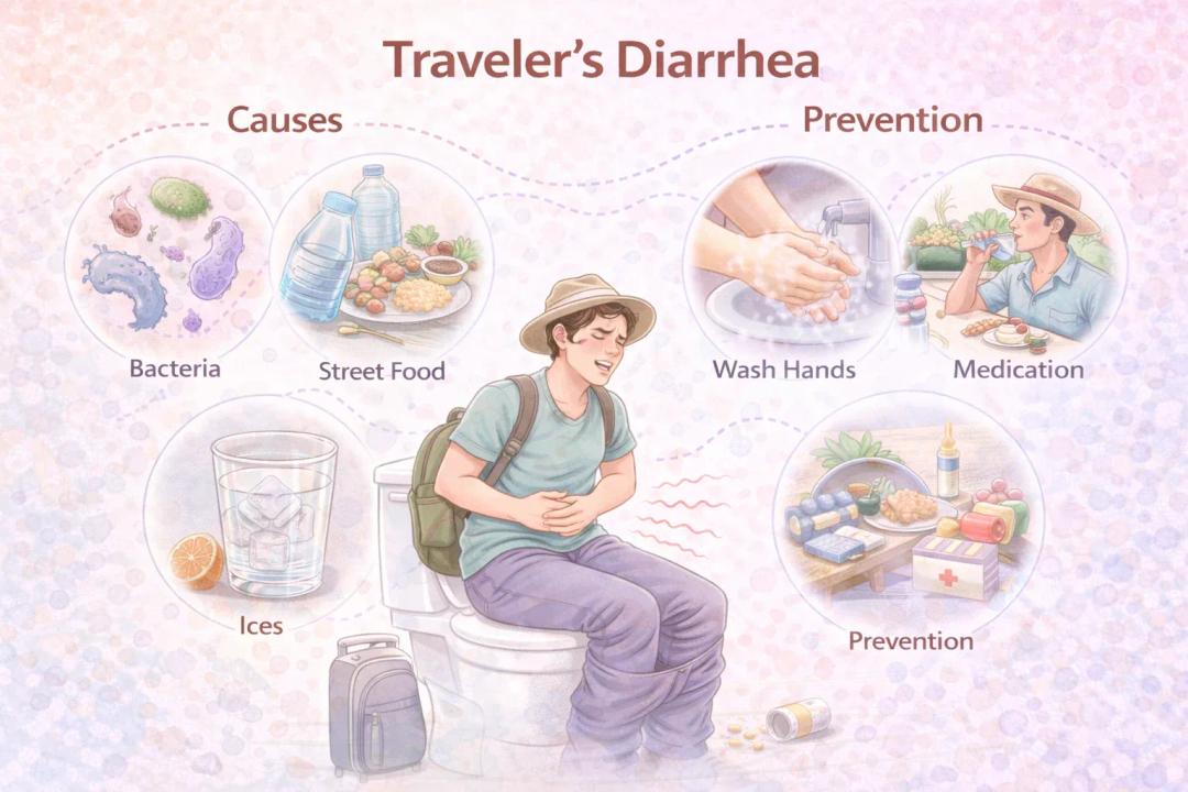 travelers diarrhea causes, Prevention
