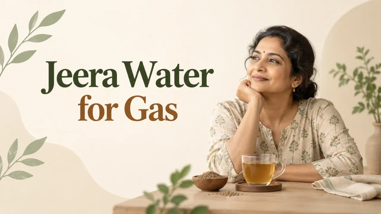 jeera water for gas