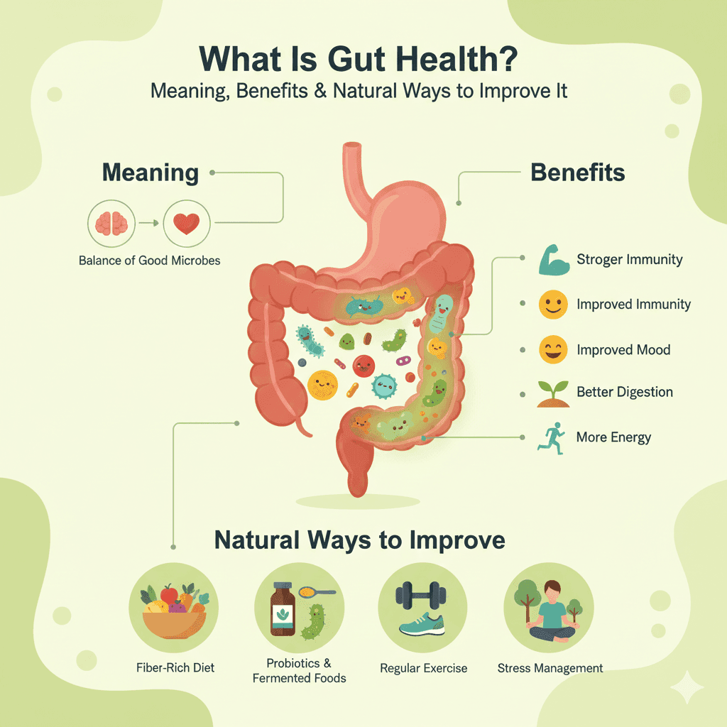 Gut Health - Meaning, Benefits and More