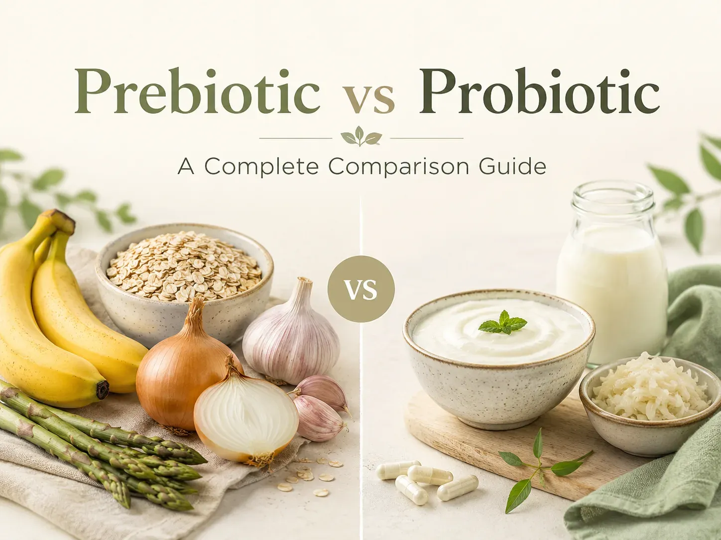 prebiotic vs probiotic