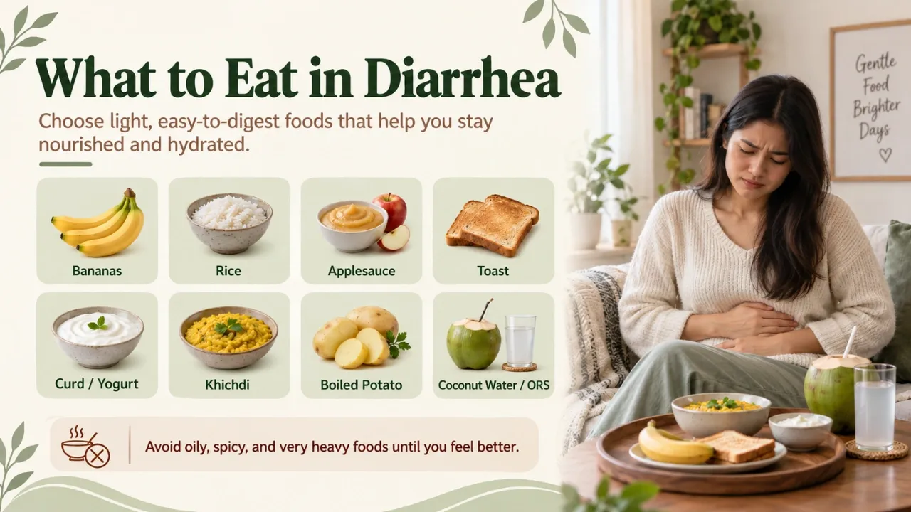 what to eat in diarrhea