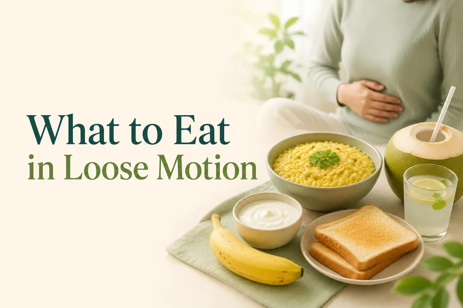what to eat in loose motion
