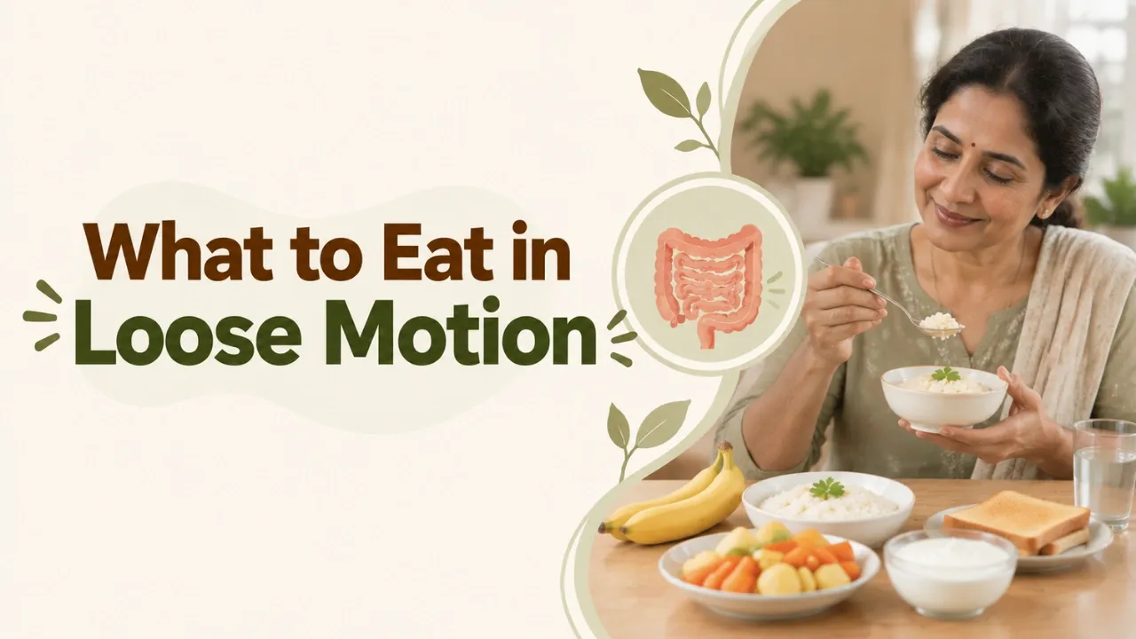 what to eat in loose motion