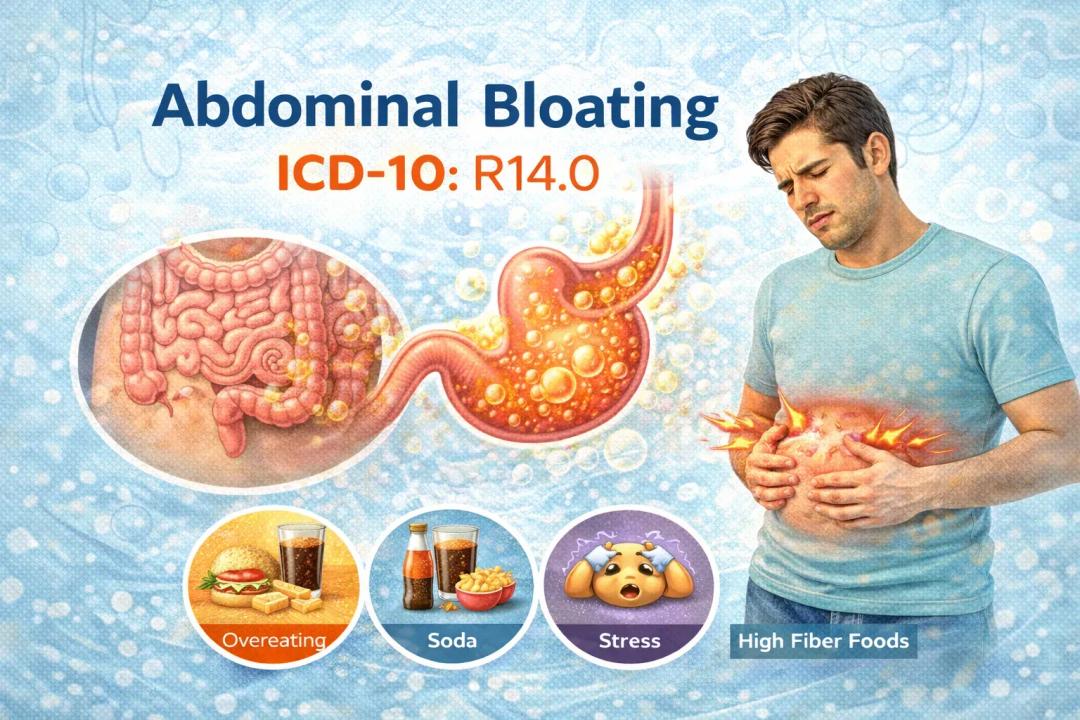 Abdominal Bloating ICD-10
