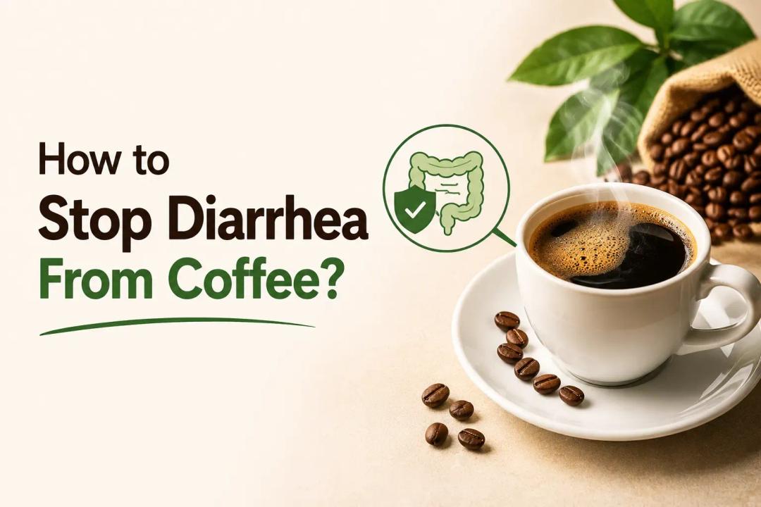 how to stop diarrhea from coffee