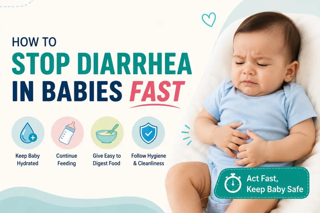 How to Stop Diarrhea in Babies Fast