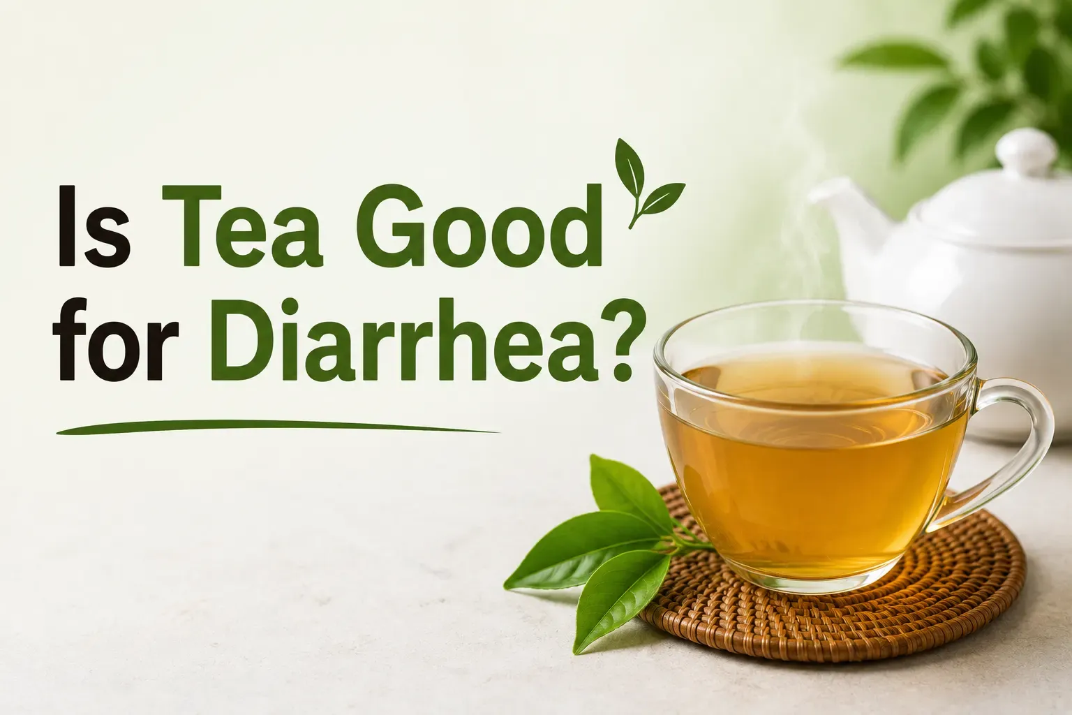 is tea good for diarrhea