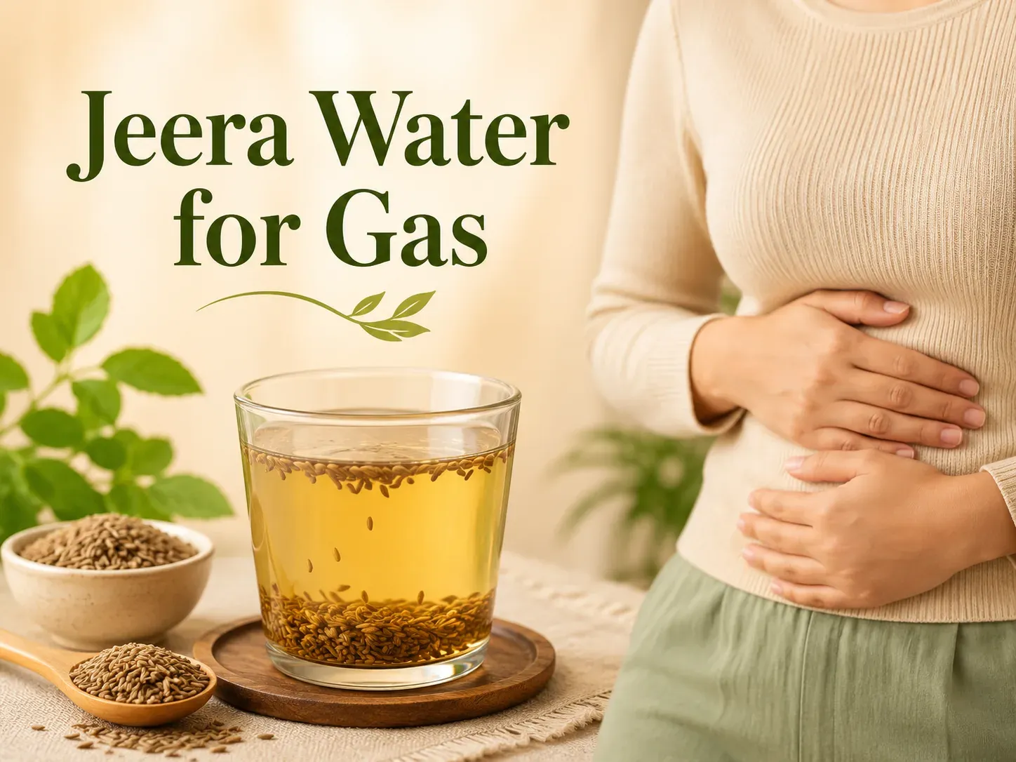 jeera water for gas