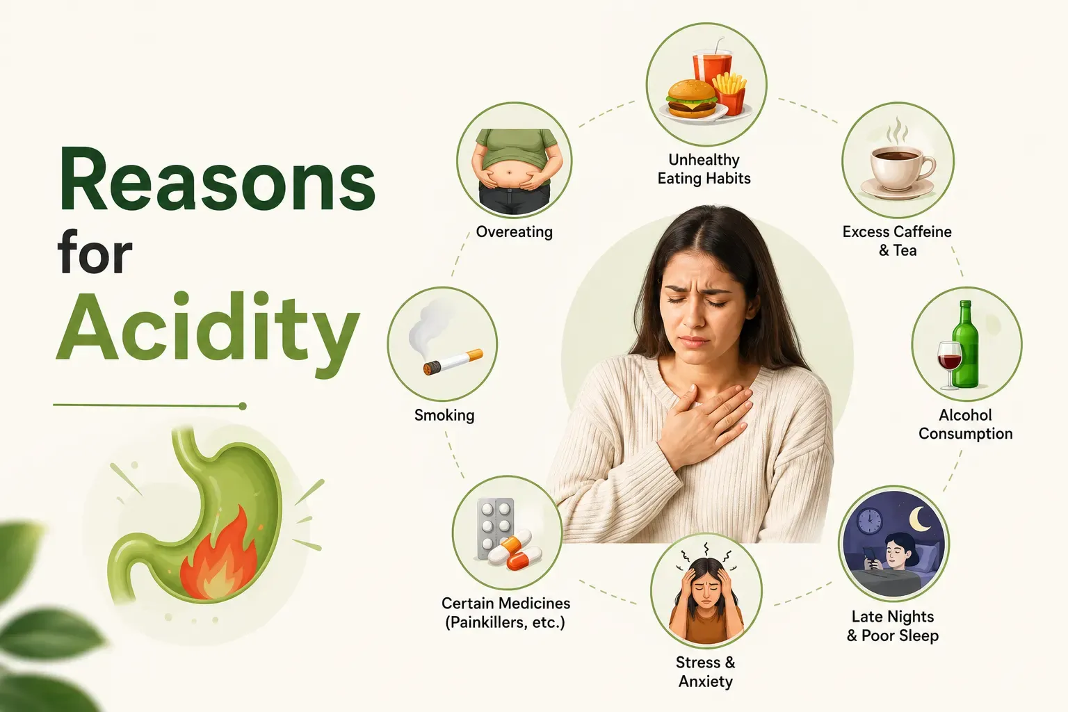 reasons for acidity