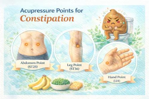 Acupressure Points for Constipation: Hands Hold the Cure