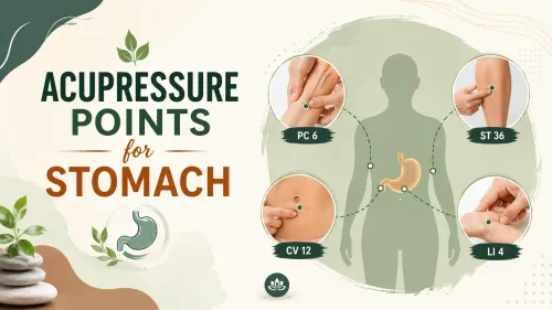 Acupressure Points for Stomach Pain and Gas Relief