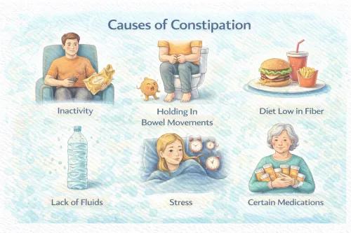 What Causes Constipation? Women, Men & Chronic Cases