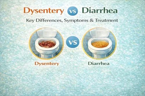 Difference Between Diarrhea and Dysentery: Symptoms, Causes & Care