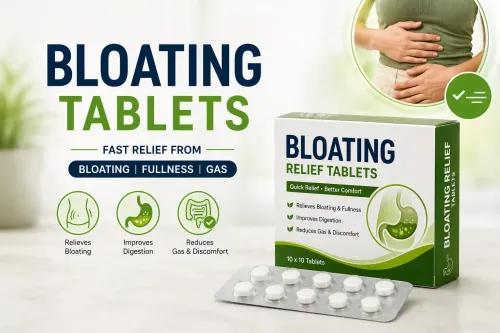 Bloating Tablets: Stop Gas, Tightness & Post-Meal Discomfort Fast