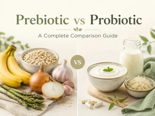Prebiotic vs Probiotic: What's the Difference for Gut Health?